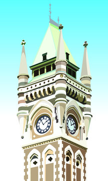 Otago University Clocktower - Dunedin