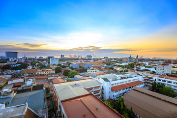 Obraz premium Manila city skyline in Philippines