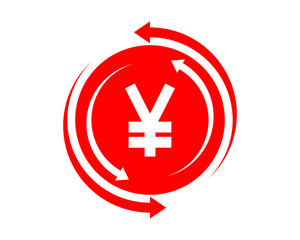 circle yen currency financial money price economy image vector icon logo symbol