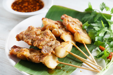 grilled pork