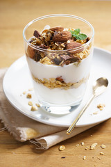 Yogurt Parfait with oat granola