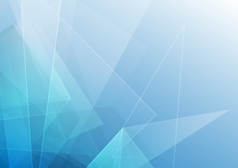 Abstract geometrical and blue with triangle background. illustration vector design
