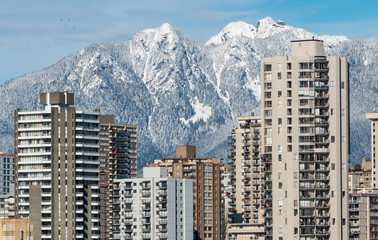 Naklejka premium Vancouver Snow