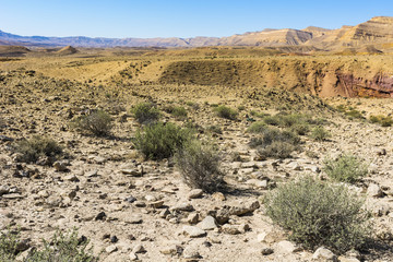 Breathtaking landscape of the desert