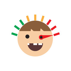 Fototapeta premium Speed Kids Logo icon Design