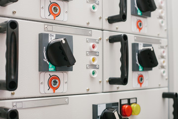 Low-voltage cabinet. Modern smart technologies in the electric power industry. The use of...