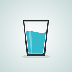 glass water icon isolated design