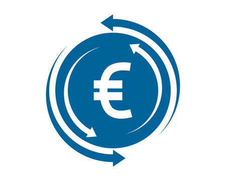 circle euro currency financial money price economy image vector icon logo symbol