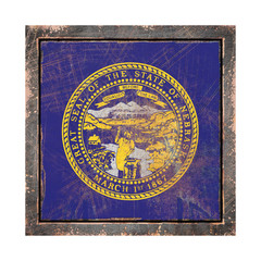 Obraz premium Old Nebraska flag