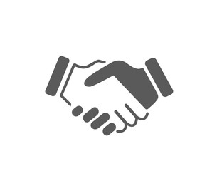 Obraz premium Corporate Relationship, Handshake Icon