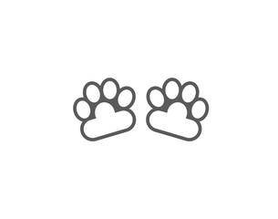 Fototapeta na wymiar Cat or Dog Pugmark icon 