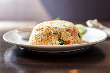 Fried rice with pork , Fried Rice with Vegetables and Meat