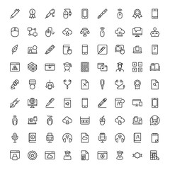 Flat icon set