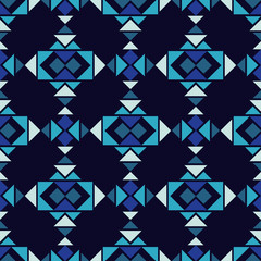 Ethnic boho seamless pattern. Tribal pattern. Folk motif. Textile rapport.