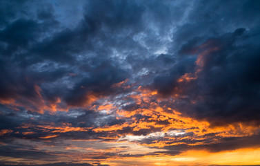 dramatic sky with cloud