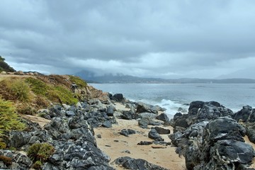 Corsica-sea coast near Propriano