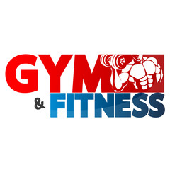 Gym and fitness symbol