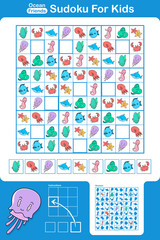 Sudoku puzzle for kids