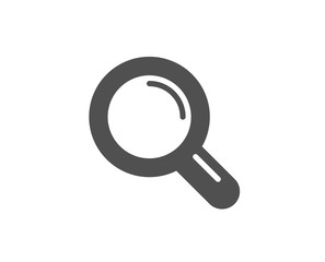 Research simple icon. Magnifying glass symbol. Magnifier sign. Quality design elements. Classic style. Vector