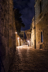 Fototapeta na wymiar 夜のエルサレム旧市街