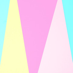 Abstract pastel coloured paper texture minimalism background. Minimal geometric shapes and lines in pastel colours.
