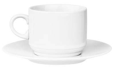 Ceramic cup isolated
