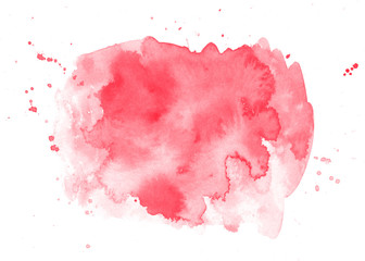 Abstract artistic vibrant pink watercolor background texture