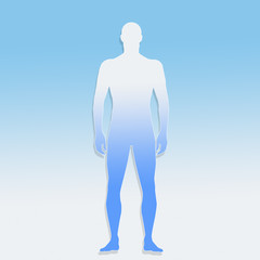 illustration of man silhouette