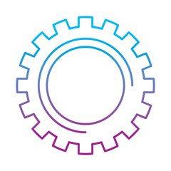 gear wheel cog technology mechanical engineering vector illustration