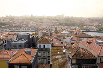 Fototapeta na wymiar Ribeira district, Porto, Portugal