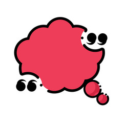 Speech bubble design