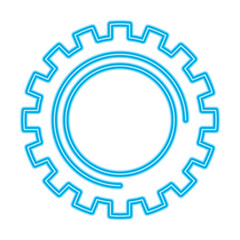 gear wheel cog technology mechanical engineering vector illustration