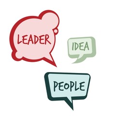 Speech bubbles template