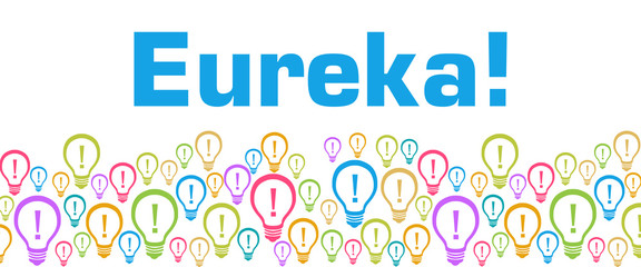 Eureka Colorful Bulbs With Text 