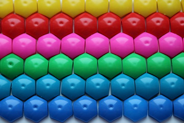 children's mosaic..background of multi-colored children's mosaic. colored stripes of plastic details of children's mosaic