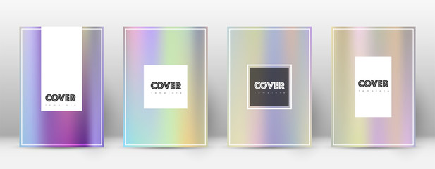 Flyer layout. Hipster fine template for Brochure, Annual Report, Magazine, Poster, Corporate Presentation, Portfolio, Flyer. Amazing color gradients cover page.