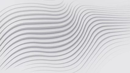 Tissu par mètre Vague abstraite Rendu 3d de surface de fond abstrait de bande de vague