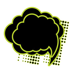 Speech bubble design