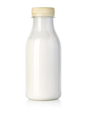 milk bottle isolated