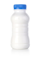 milk bottle isolated