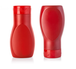 Bottle of Ketchup isolated