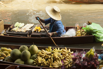 floating market in thailand