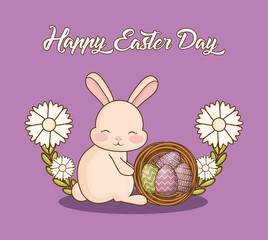 Happy easter day design
