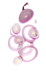 red onion rings