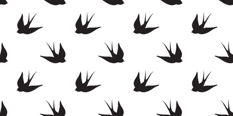 bird Seagull Seamless Pattern vector pigeon isolated wallpaper background