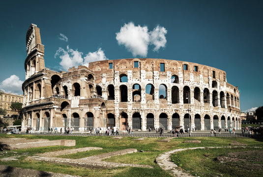 Colosseum or Coliseum in Rome, Italy