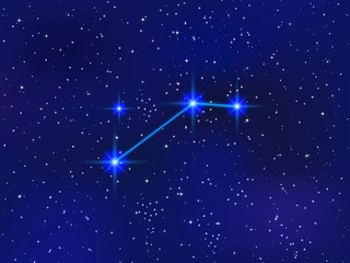 Obraz na płótnie Canvas The Aries Constellation