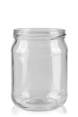 glass jar without lid