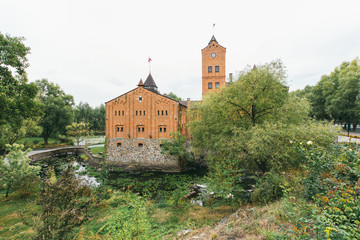 Fototapeta na wymiar view of the castle in Radomyshl, Ukraine
