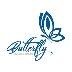 Butterfly logo template